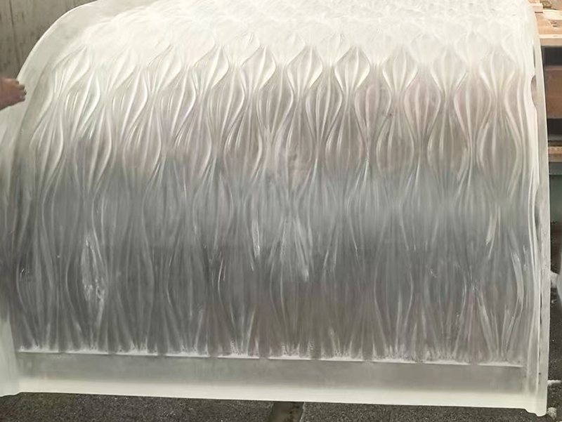 Acrylic water feature wall